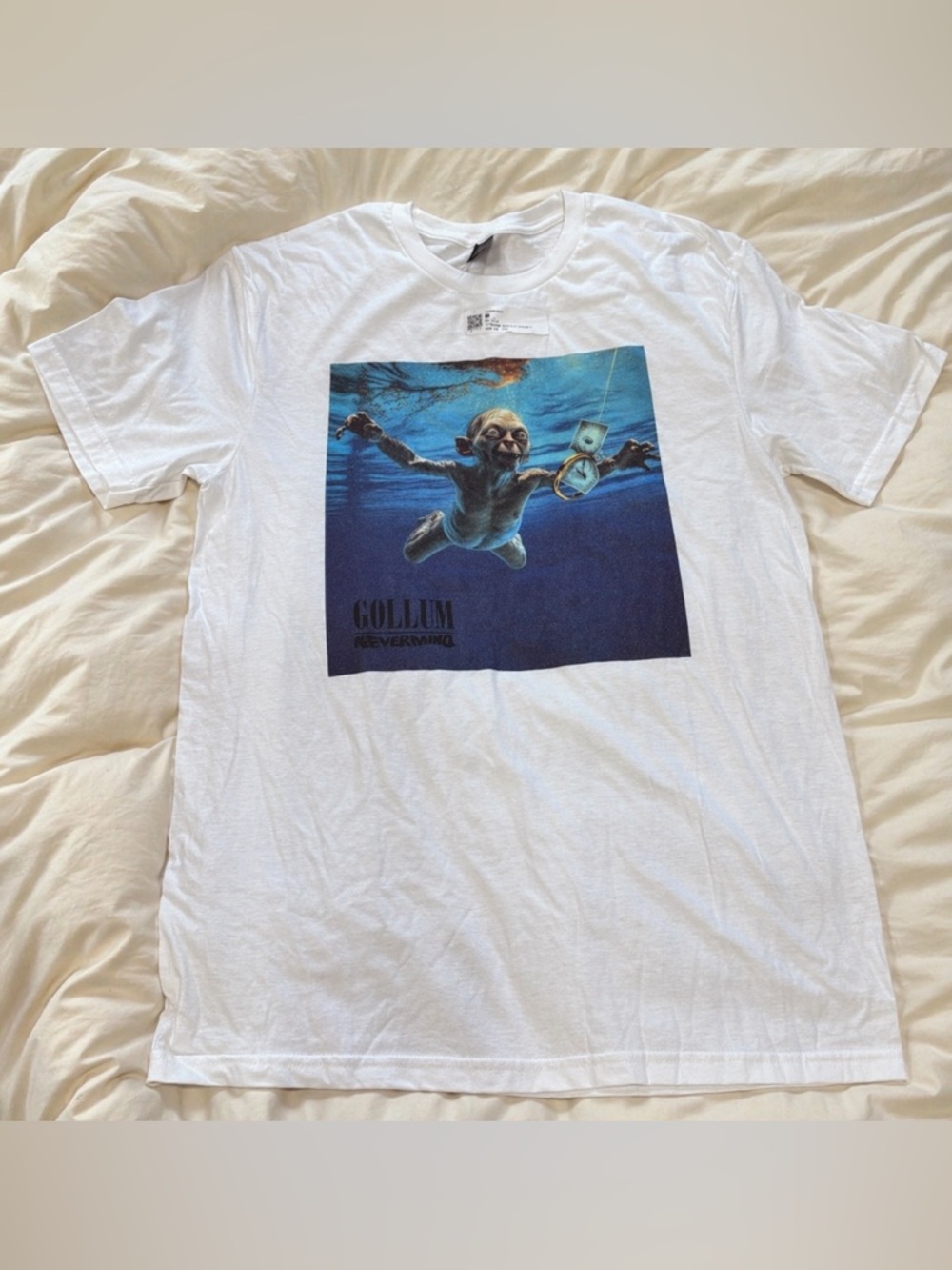 NWT Graphic Like- Nirvana Teen Spirit T-Shirt with Gollum Print